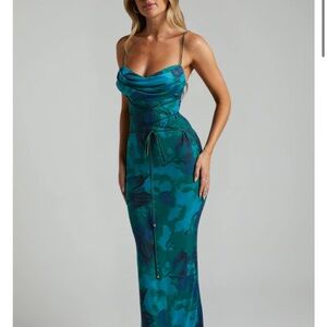 NWT Angel Lane Teal Maxi Dress